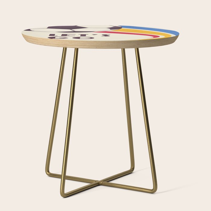 Let'S Go - Soccer Illustration Side Table