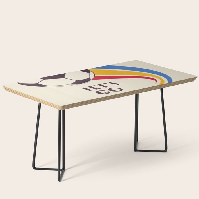 Let'S Go - Soccer Illustration Coffee Table