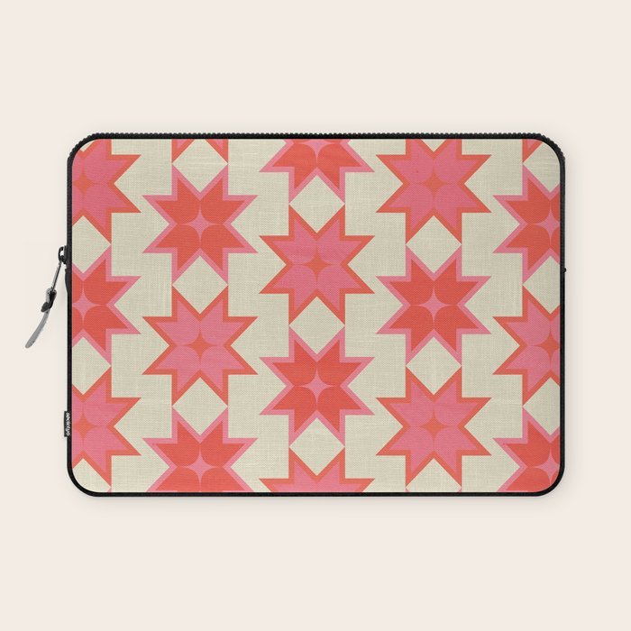 Celestial Winter Quilt Pattern Laptop Sleeve