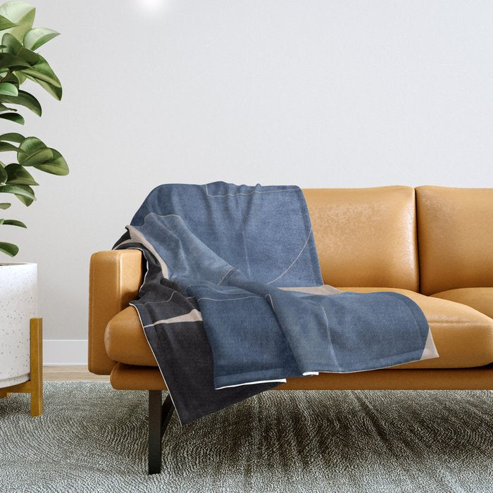 Minimal Geometric Shapes 218 Throw Blanket