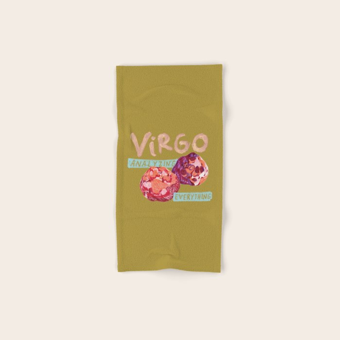 Virgo Perfection In Mustard Yellow | Zodiac Series Bath Towel