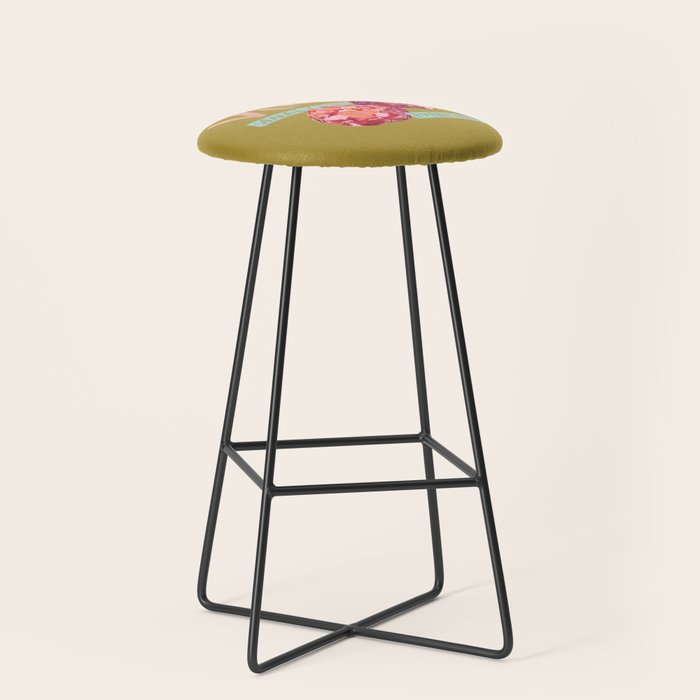 Virgo Perfection In Mustard Yellow | Zodiac Series Stool
