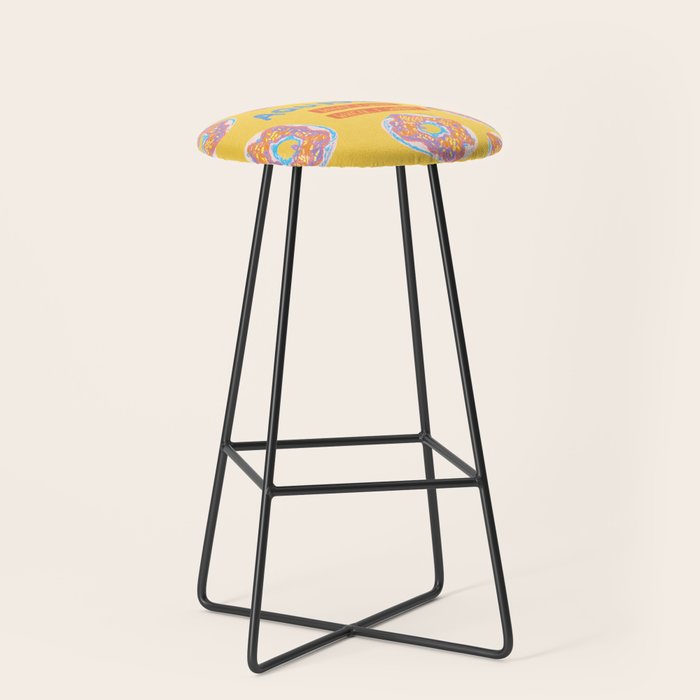 Aquarius Confidence In Buttercup Yellow | Zodiac Series Stool