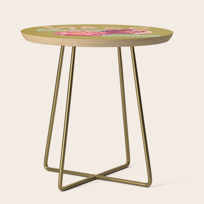 Virgo Perfection In Mustard Yellow | Zodiac Series Side Table