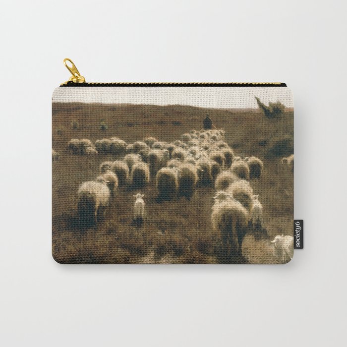 The Return Of The Flock, Laren By Anton Mauve Carry All Pouch