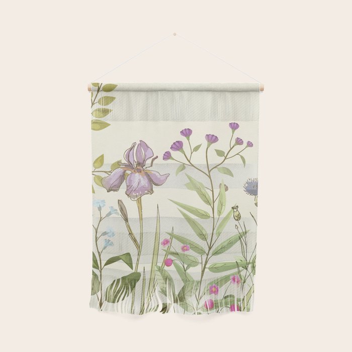 Little Blooming Wildflowers Wall Hanging