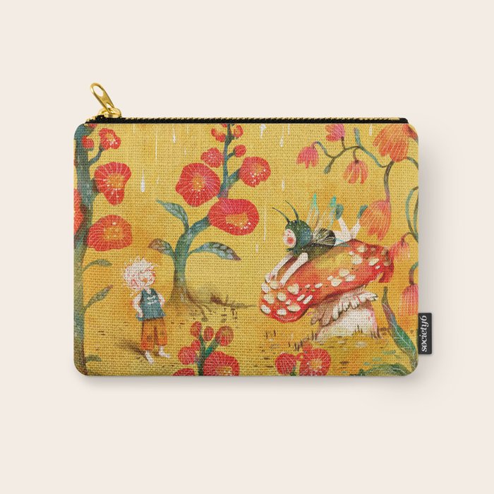 Advice From A Caterpillar - Alice In Wonderland Carry All Pouch