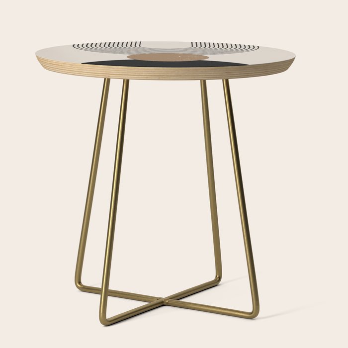 Mid Century Modern Abstract Art 10 Side Table
