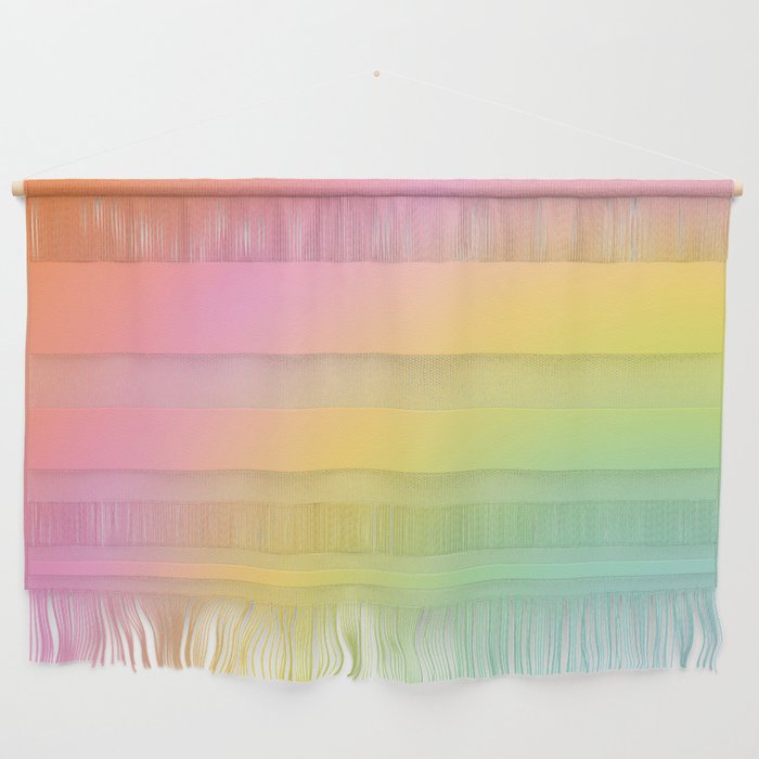 The Rainbow Of Love #Abstract #Colourlove Wall Hanging