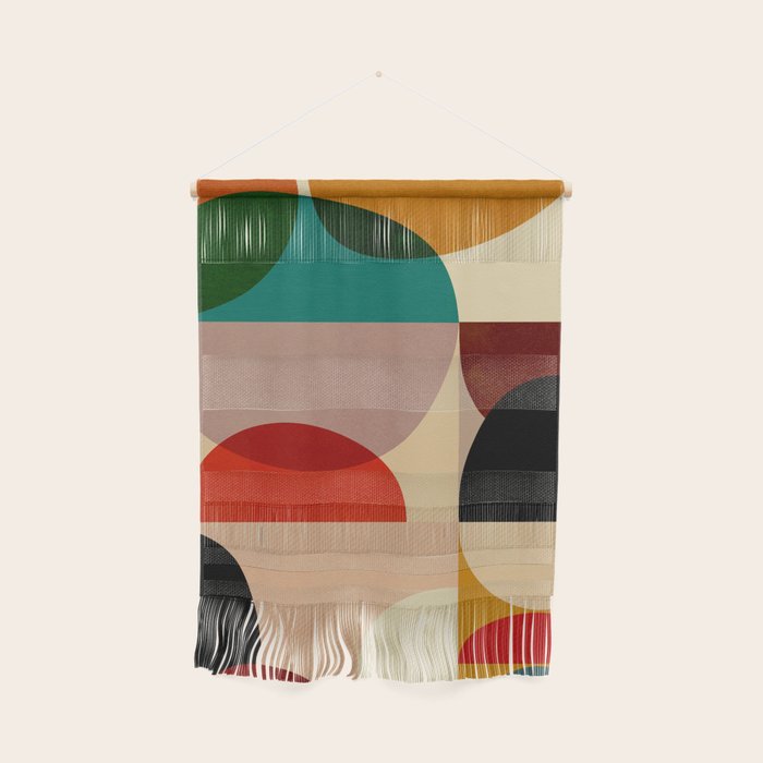 Modern Abstract Mid Century 3 Wall Hanging