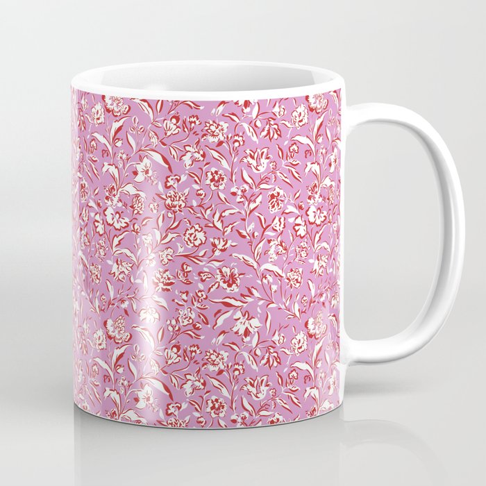 Painterly Florals - Red Orchid Coffee Mug