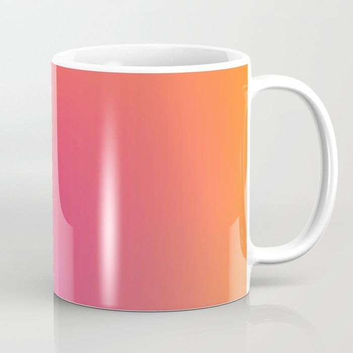 Glowy Orange And Pink Gradient Coffee Mug