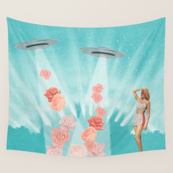 Flower Power // Spring Is Coming Wall Tapestry