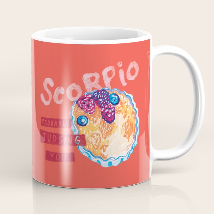 Scorpio Mood In Tomato Red | Zodiac Series Coffee Mug