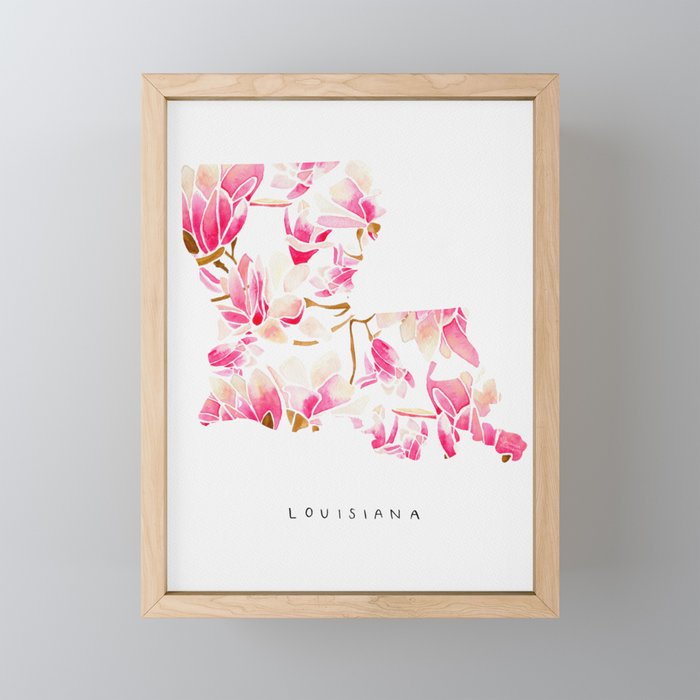 Louisiana State Flower - Magnolias Mini Art Print