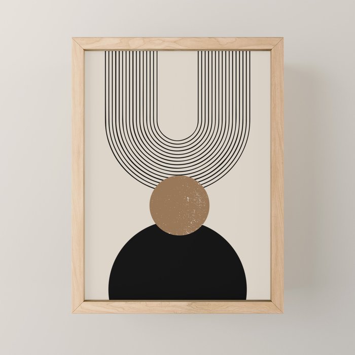 Mid Century Modern Abstract Art 10 Mini Art Print