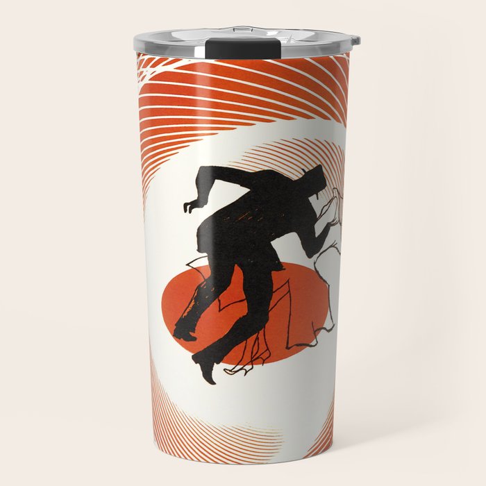 Alfred Hitchcock Vintage Movie Poster, Vertigo Travel Mug