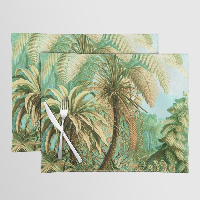 Vintage Tropical | Jungle Botanical Nature Banana Tree | Bohemian Plants Trees Forest Placemat