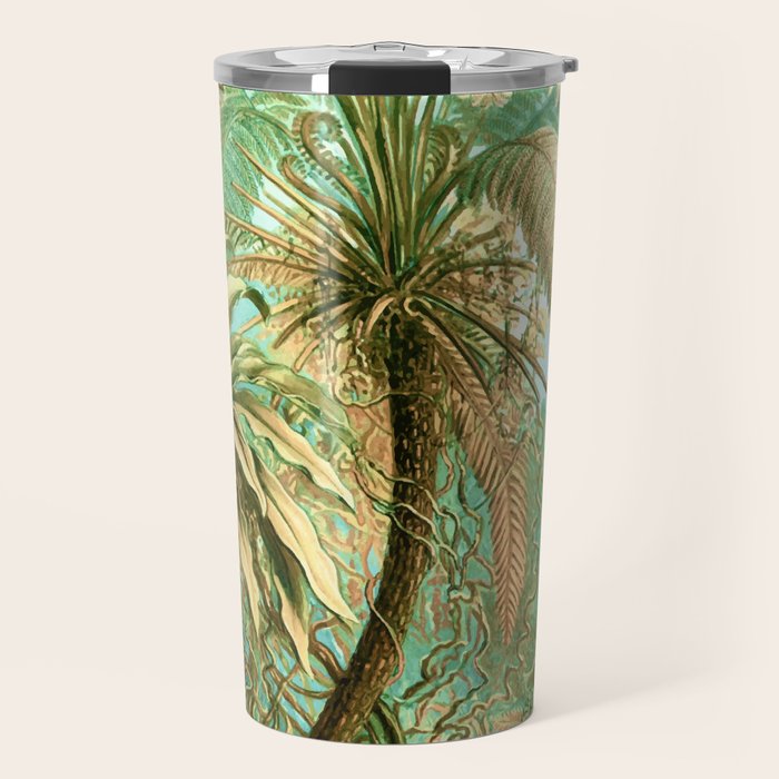 Vintage Tropical | Jungle Botanical Nature Banana Tree | Bohemian Plants Trees Forest Travel Mug