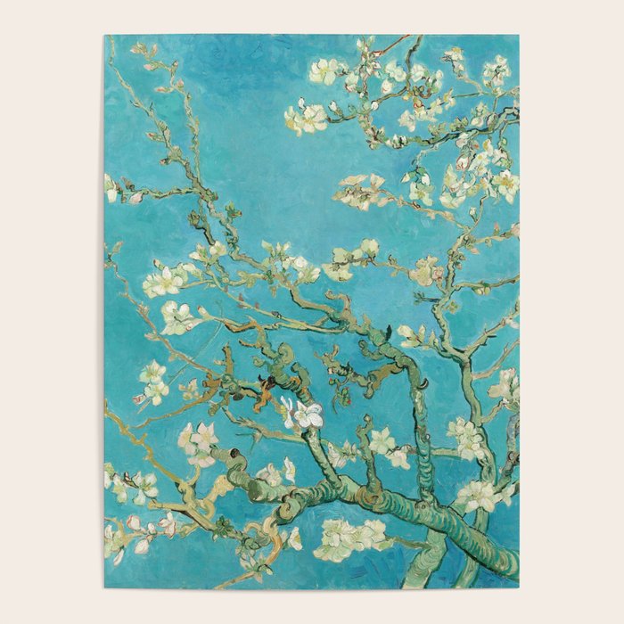 Van Gogh Almond Blossoms Painting Poster