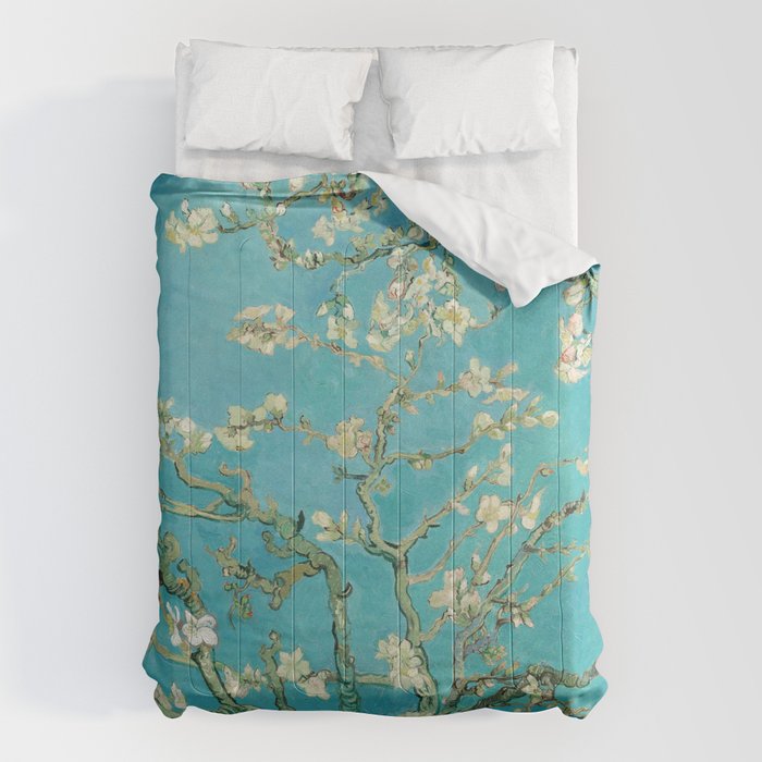 Van Gogh Almond Blossoms Painting Comforter