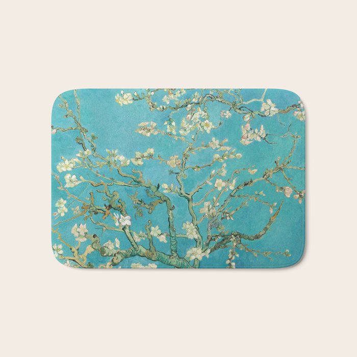 Van Gogh Almond Blossoms Painting Bath Mat
