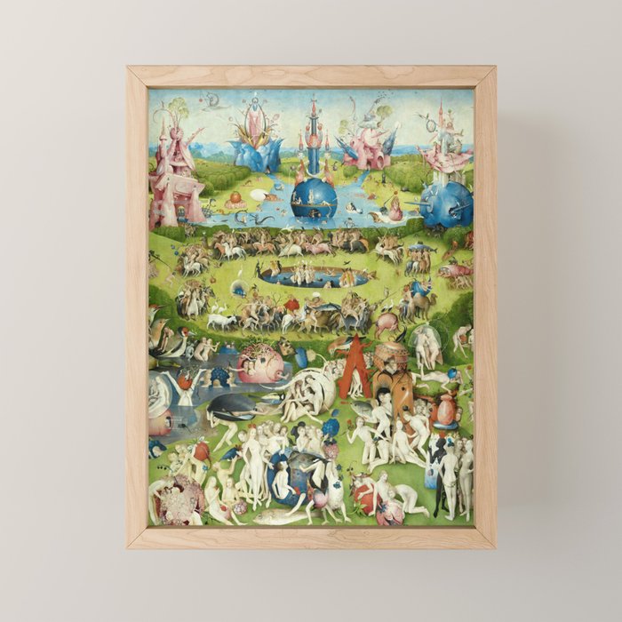 The Garden Of Earthly Delights By Hieronymus Bosch Mini Art Print