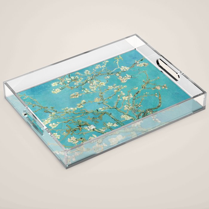 Van Gogh Almond Blossoms Painting Acrylic Tray