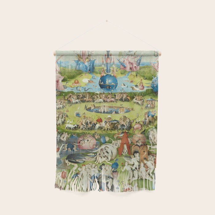 The Garden Of Earthly Delights By Hieronymus Bosch Wall Hanging
