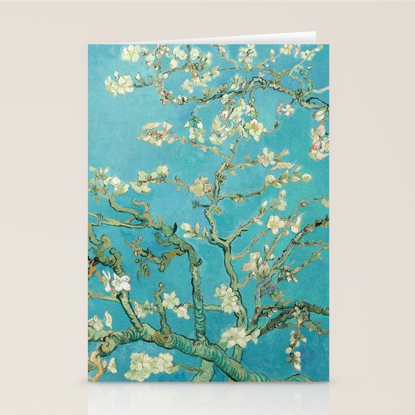 Van Gogh Almond Blossoms Painting Stationery Card