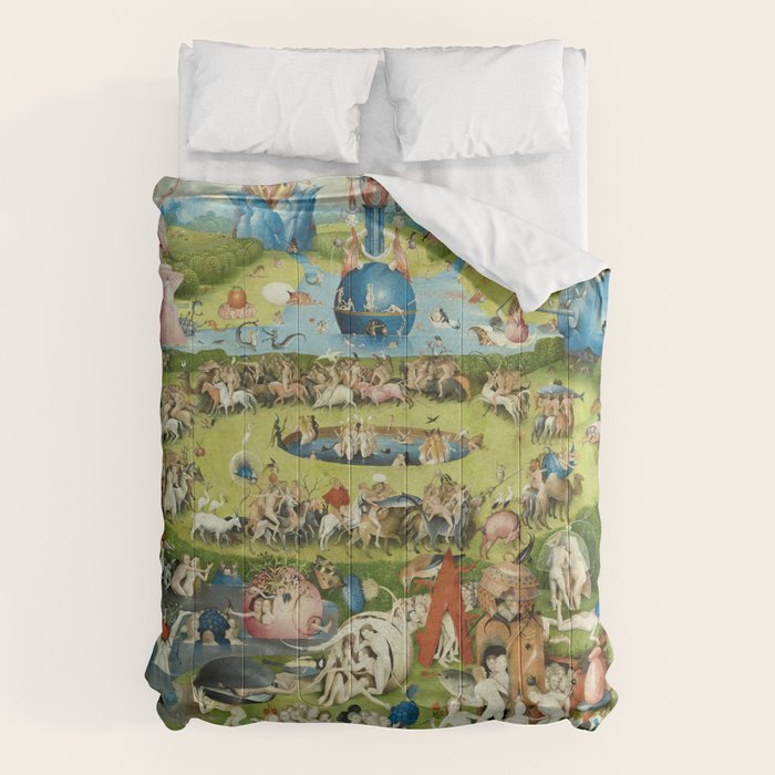 The Garden Of Earthly Delights By Hieronymus Bosch Comforter