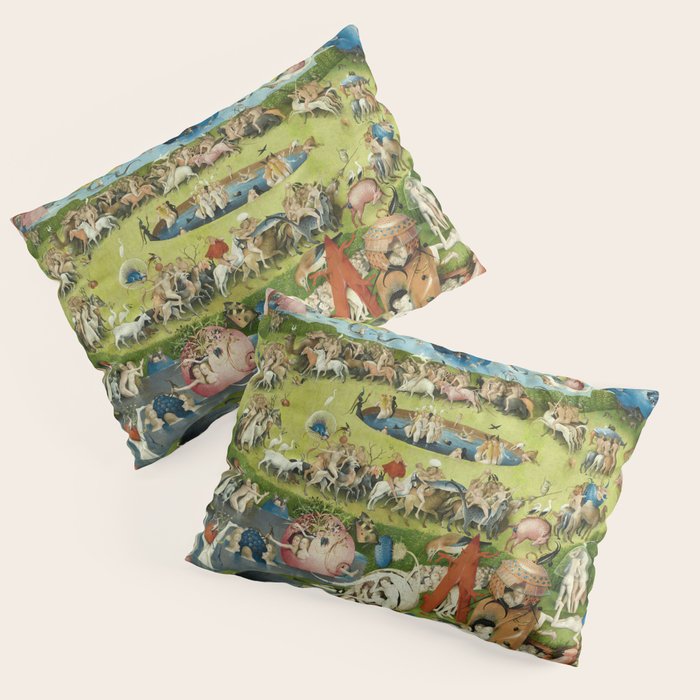 The Garden Of Earthly Delights By Hieronymus Bosch Pillow Sham