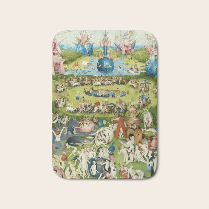 The Garden Of Earthly Delights By Hieronymus Bosch Bath Mat
