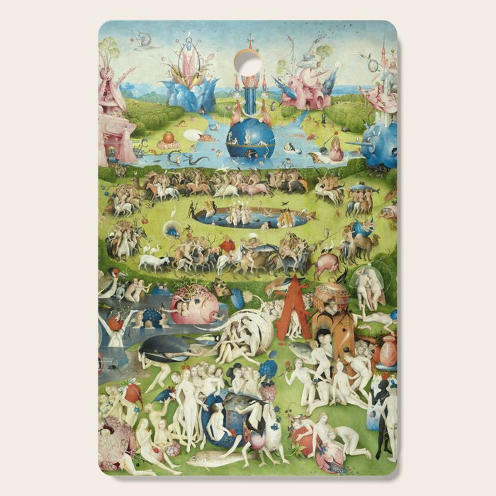 The Garden Of Earthly Delights By Hieronymus Bosch Cutting Board