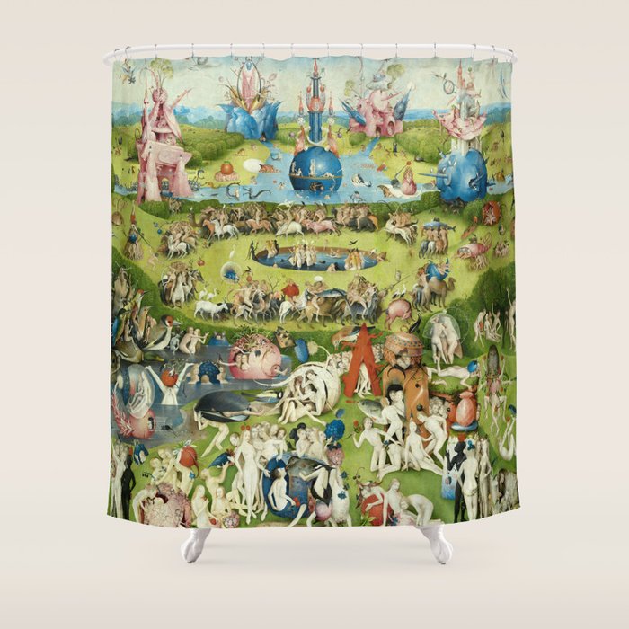 The Garden Of Earthly Delights By Hieronymus Bosch Shower Curtain