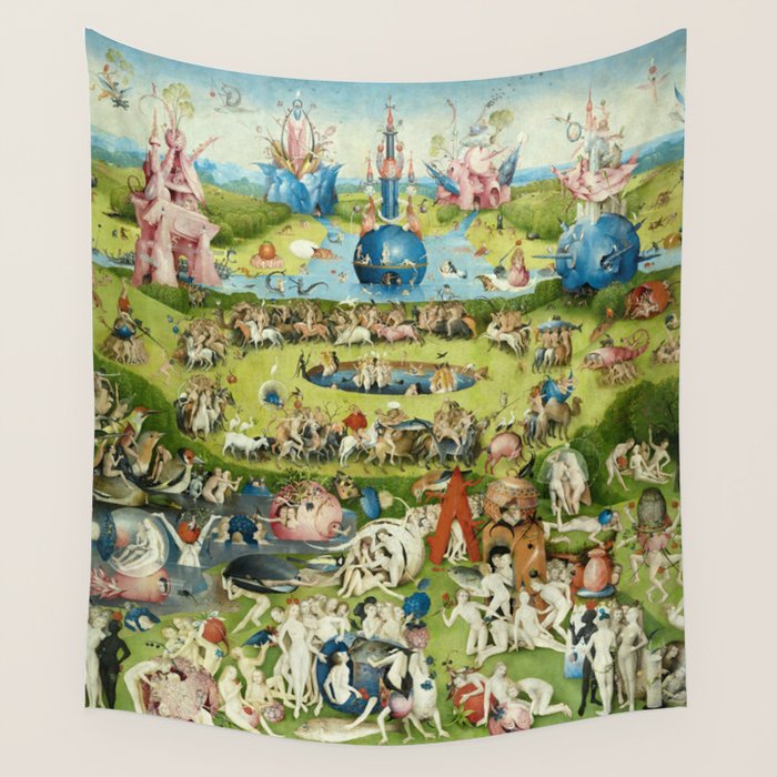 The Garden Of Earthly Delights By Hieronymus Bosch Wall Tapestry