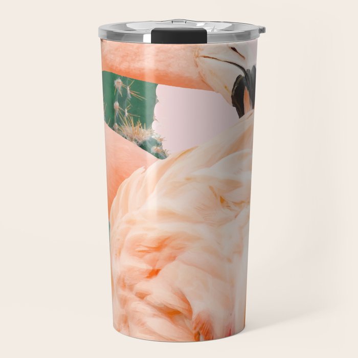 Flamingo & Cactus #Homestorie #Decor #Buyart Travel Mug