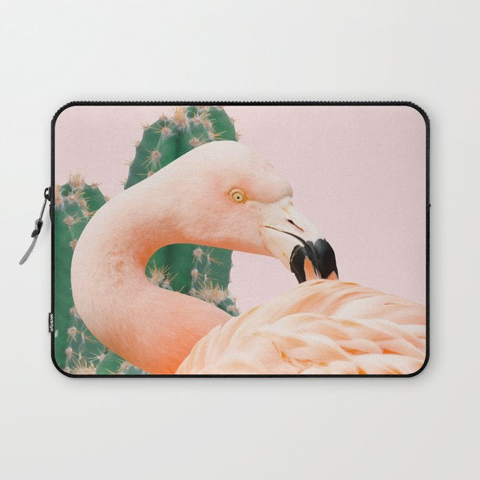 Flamingo & Cactus #Homestorie #Decor #Buyart Laptop Sleeve