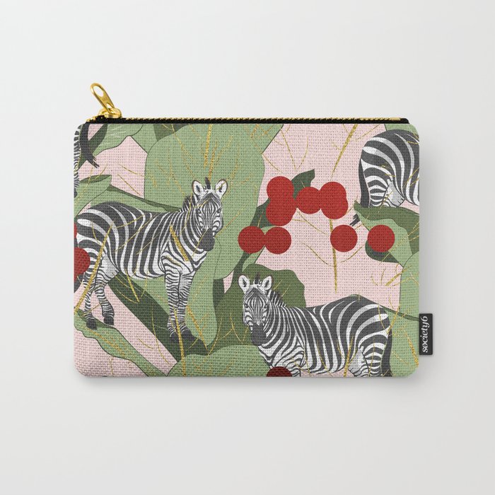 Zebra Harem #Homestorie #Decor #Buyart Carry All Pouch