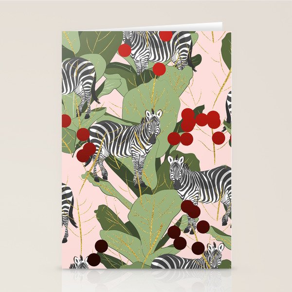 Zebra Harem #Homestorie #Decor #Buyart Stationery Card