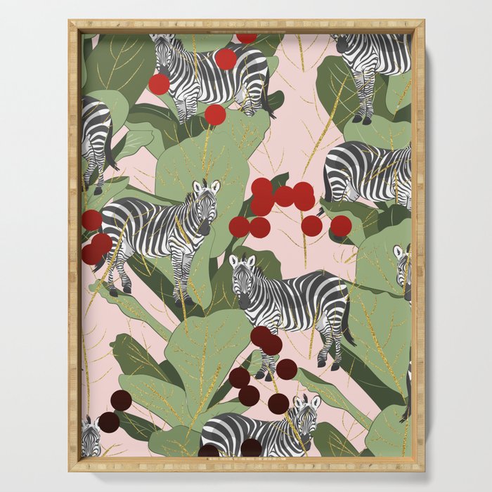 Zebra Harem #Homestorie #Decor #Buyart Serving Tray