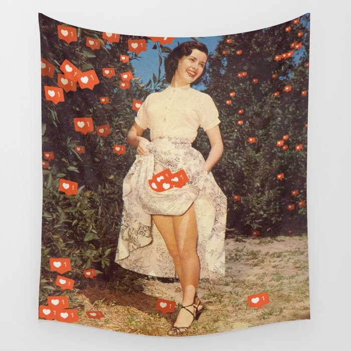The Orchard Of Me - Social Media Insta Likes Wall Tapestry