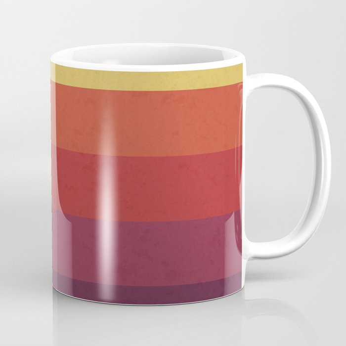 Retro Video Cassette Color Palette Coffee Mug