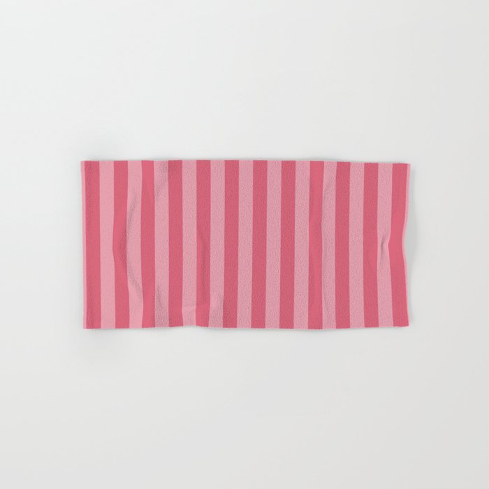 Large Nantucket Red Cabana Tent Stripes Bath Towel
