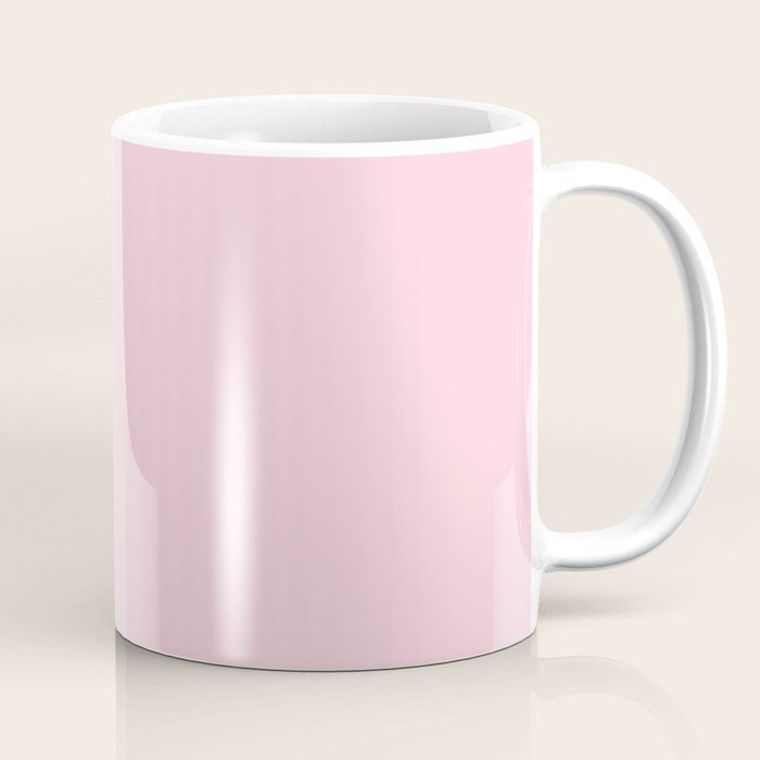 Light Soft Pastel Pink Solid Color Coffee Mug