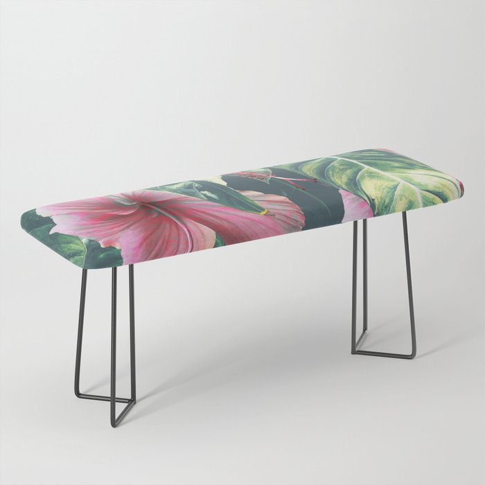Wild Hibiscus #Homestorie #Decor #Buyart Bench