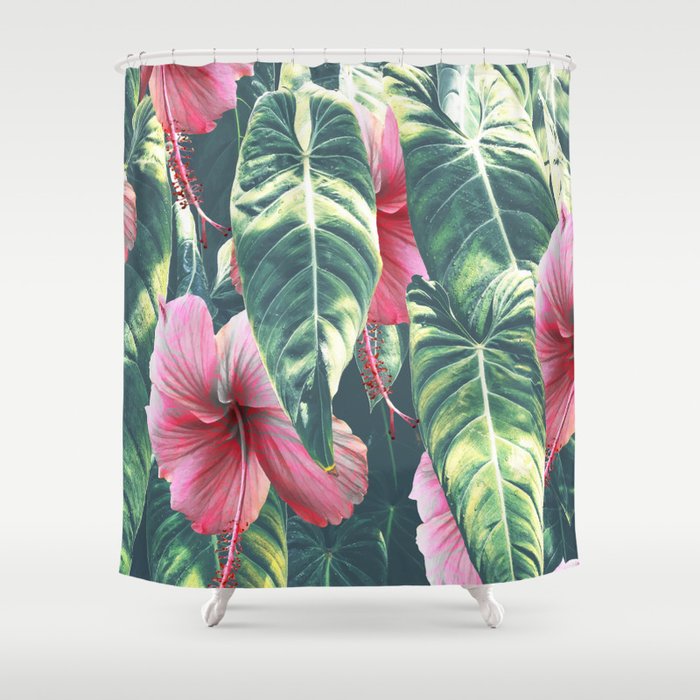 Wild Hibiscus #Homestorie #Decor #Buyart Shower Curtain