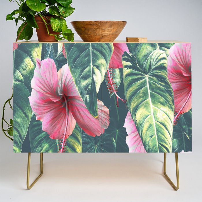 Wild Hibiscus #Homestorie #Decor #Buyart Credenza