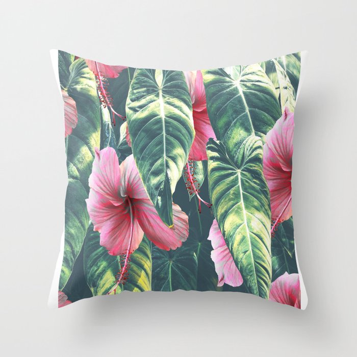 Wild Hibiscus #Homestorie #Decor #Buyart Throw Pillow