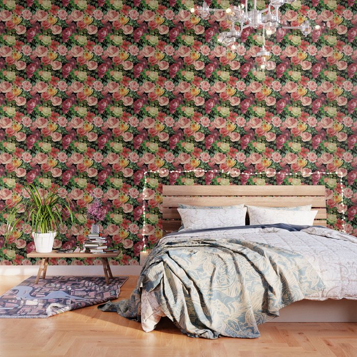 Vintage & Shabby Chic - Floral Roses Flowers Rose Wallpaper